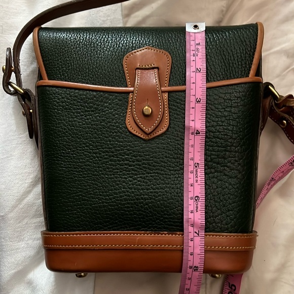 VTG Dooney & Bourke Green and Brown small Spectator Bag - Picture 16 of 16